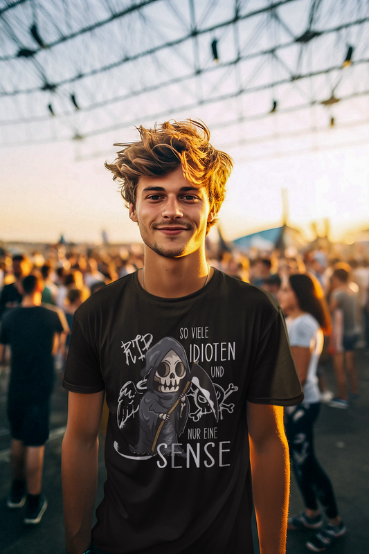 So viele Idioten und nur eine Sense. Reaper - Organic Shirt