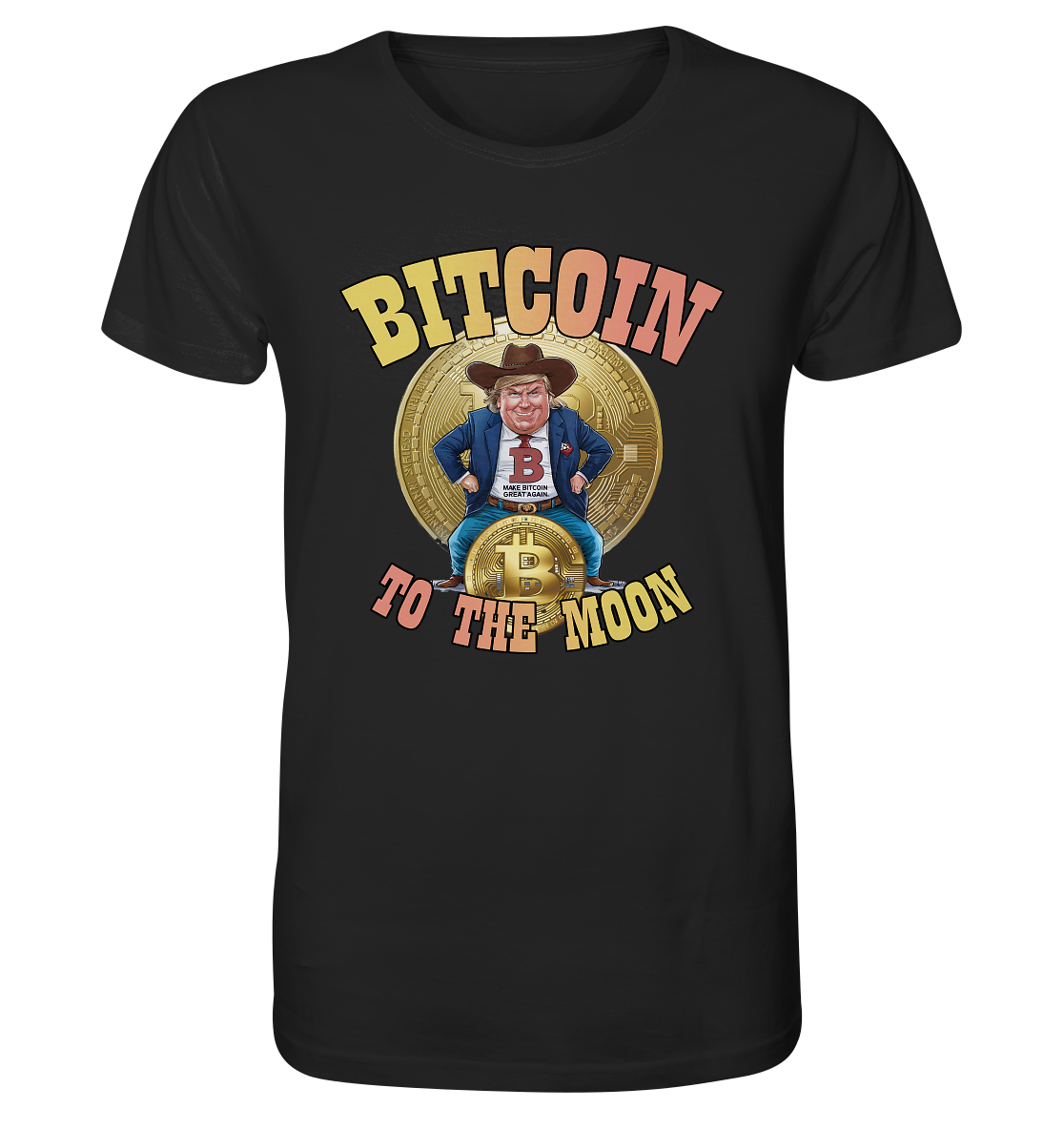 Bitcoin to the moon. - Organic Shirt