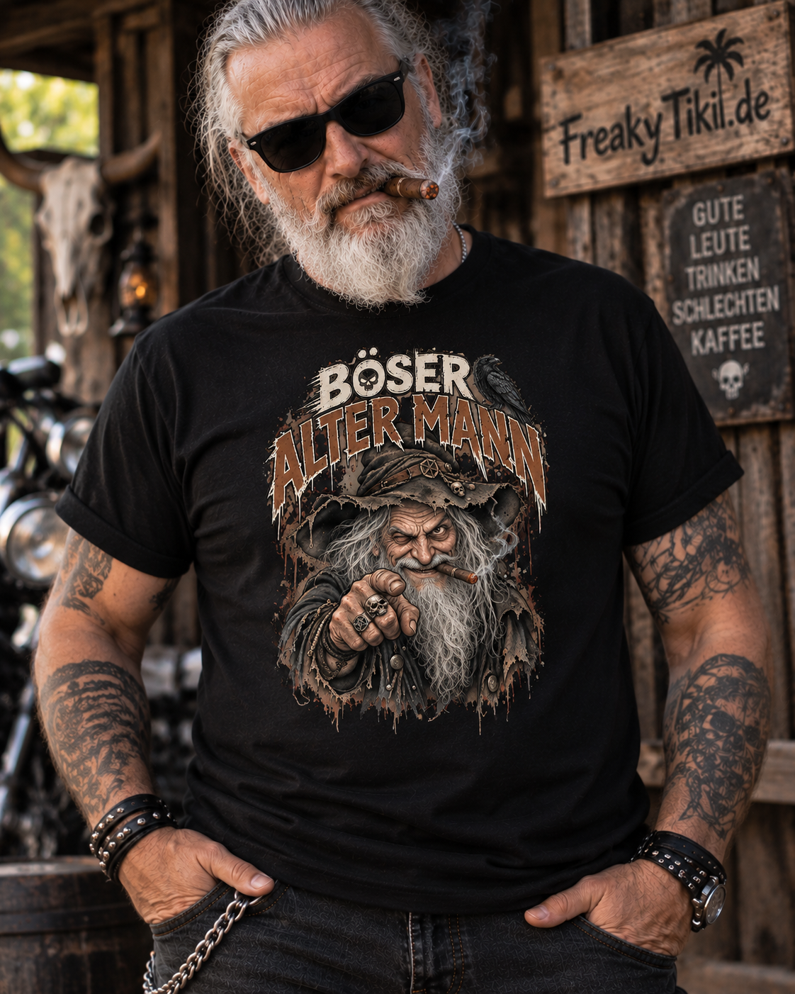 Böser alter Mann – frecher Spruch T-Shirt