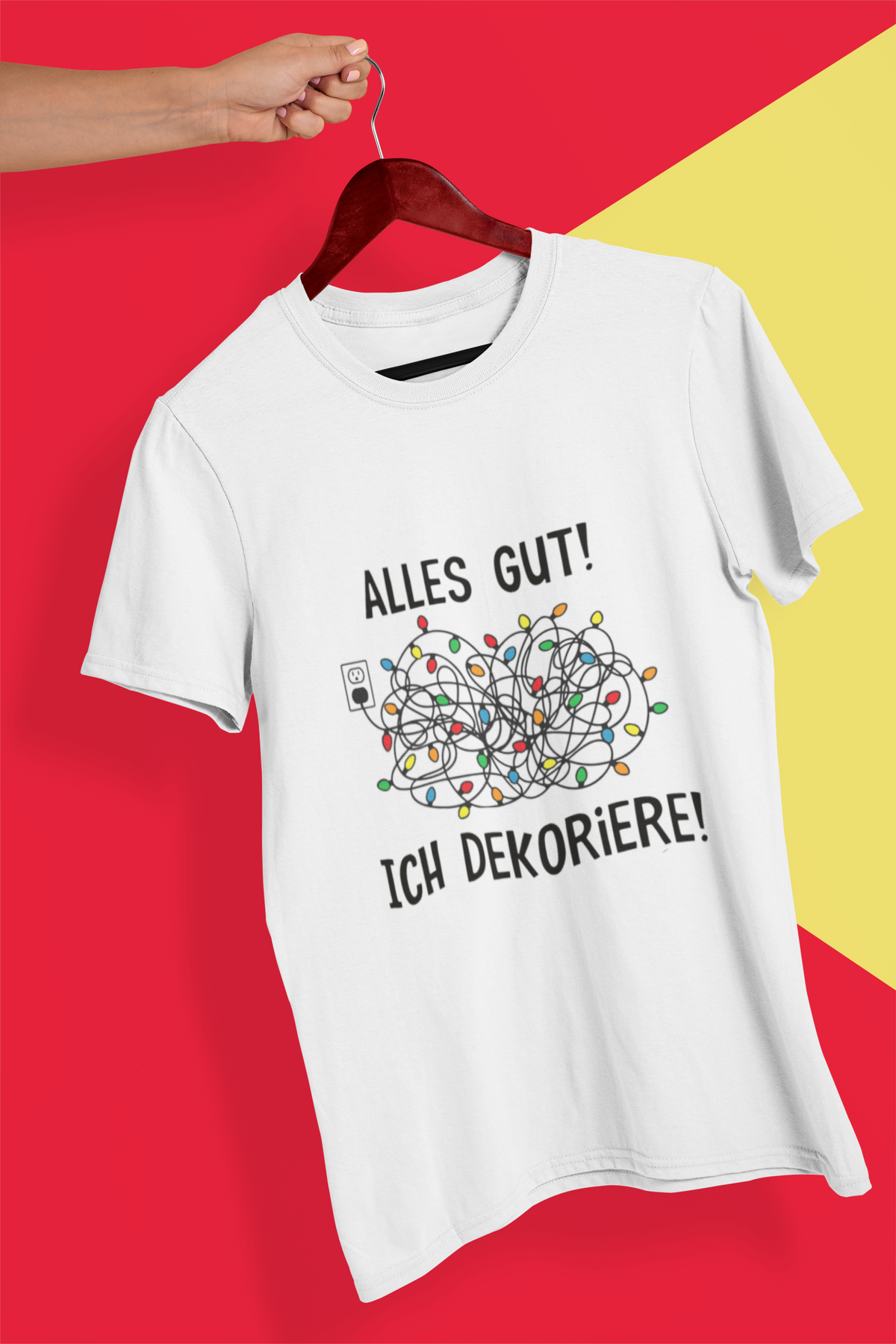 Alles gut, ich dekoriere. - Ladies Premium Shirt