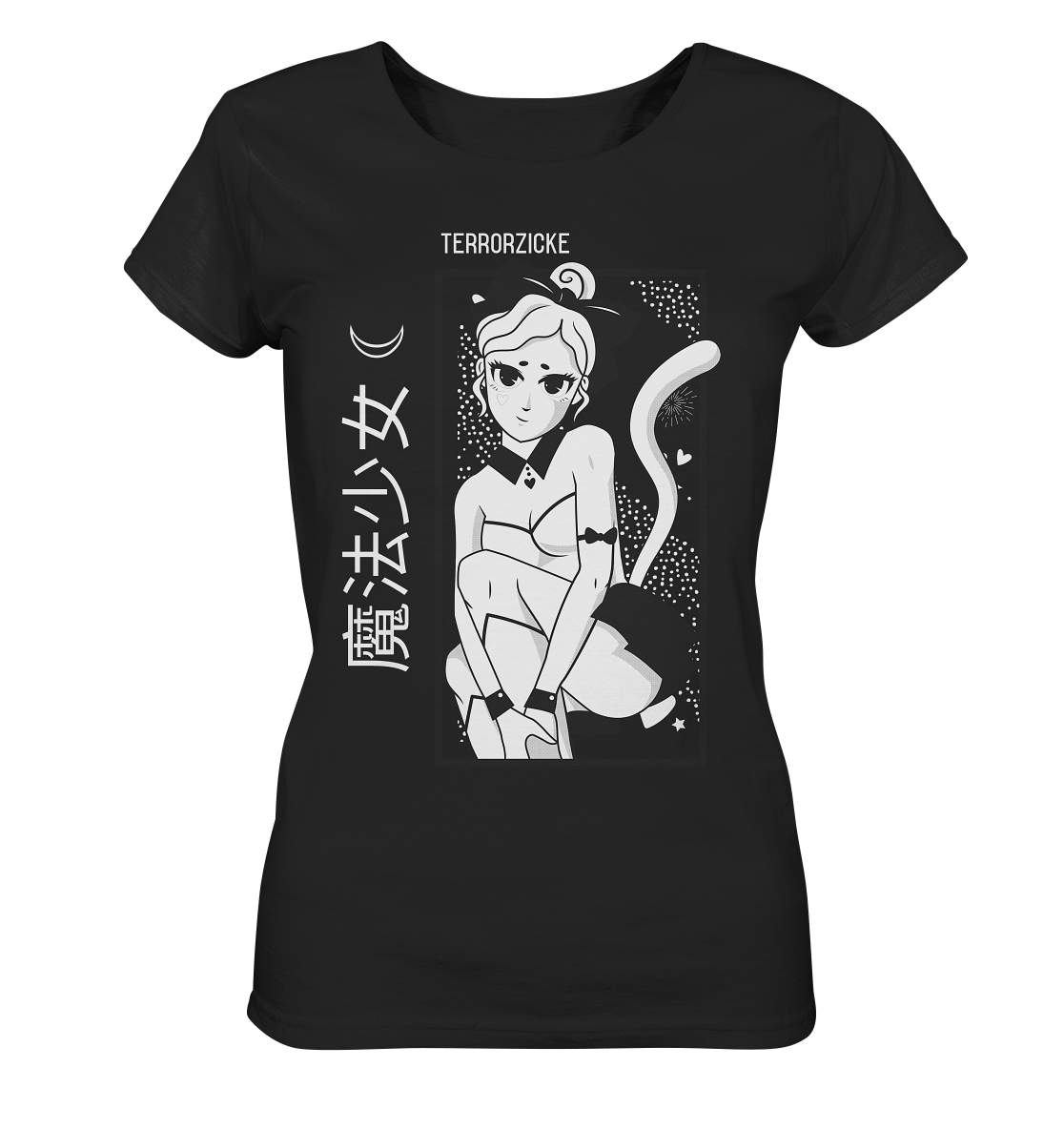 TerrorZicke Manga Anima Katzendame - Ladies Organic Shirt