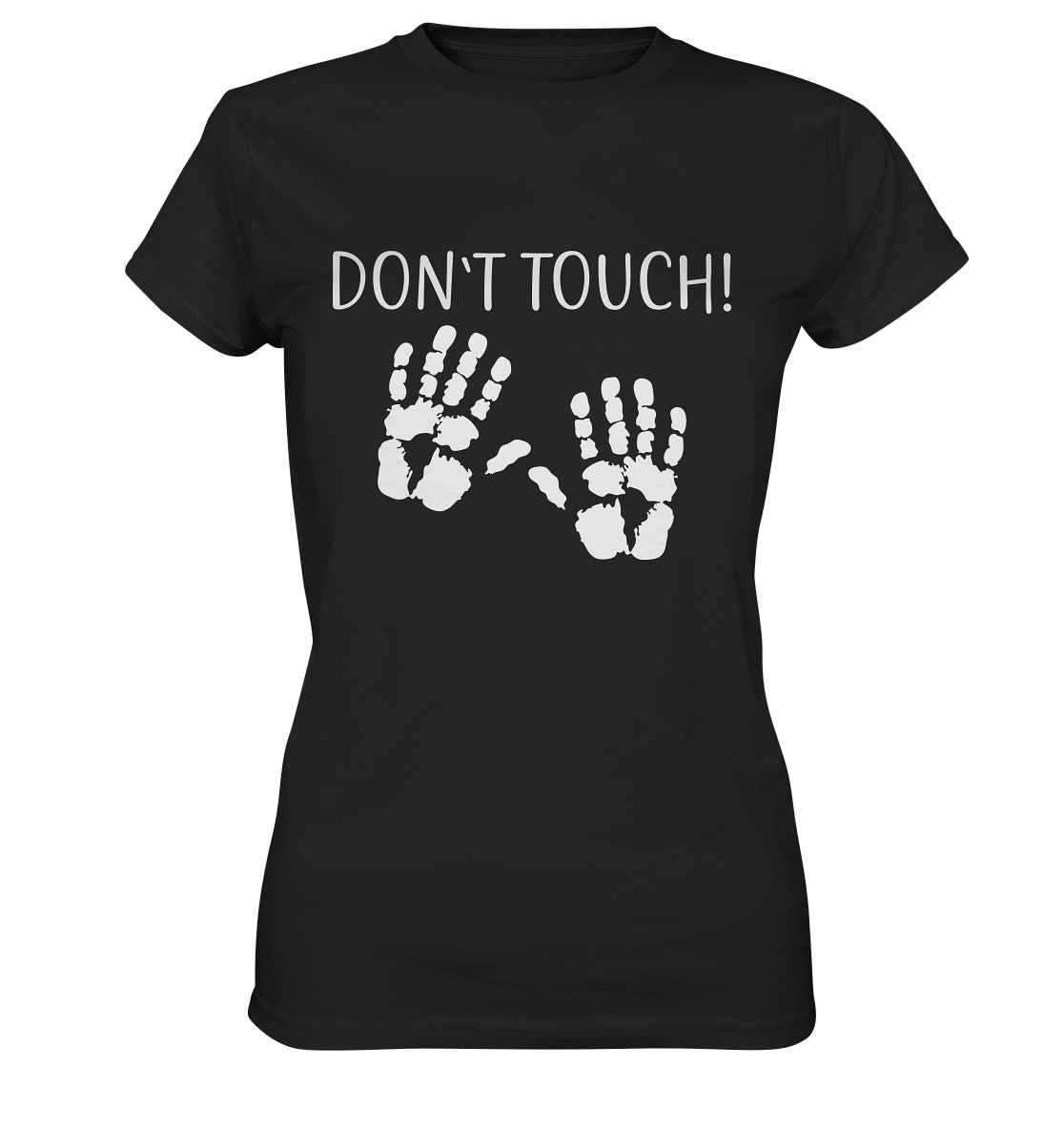 Don´t touch! Nicht anfassen! Zicke - Ladies Premium Shirt
