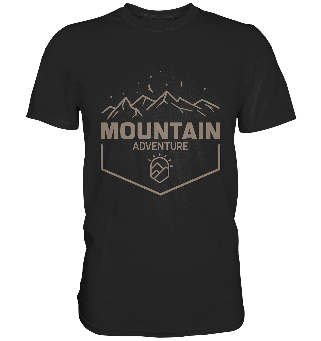 Mountain Adventure. Wandern Outdoor Berge Camping - Premium Shirt