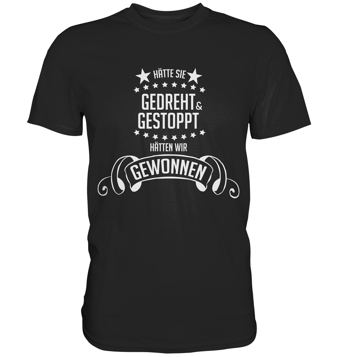 Gedreht, gestoppt, gewonnen. Reining - Premium Shirt