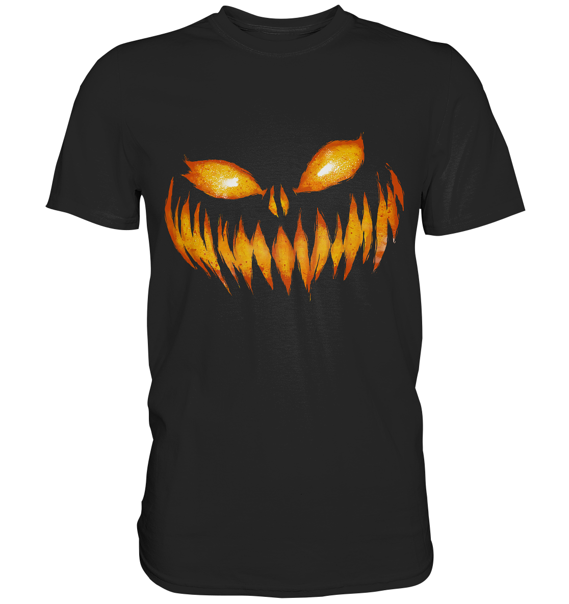 Smiling Pumpkin Halloween - Premium Shirt