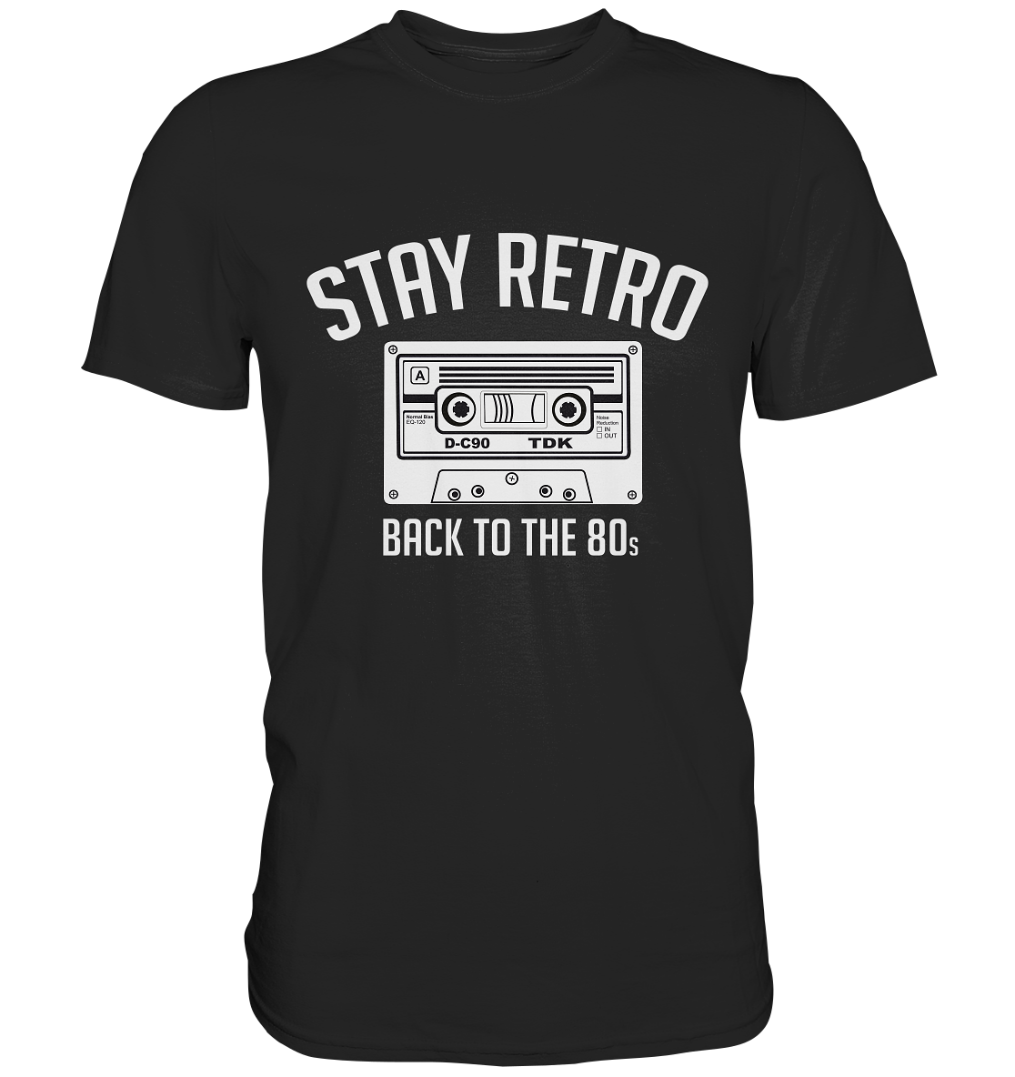 Stay retro! Back to the 80s. Achziger Vintage - Premium Shirt