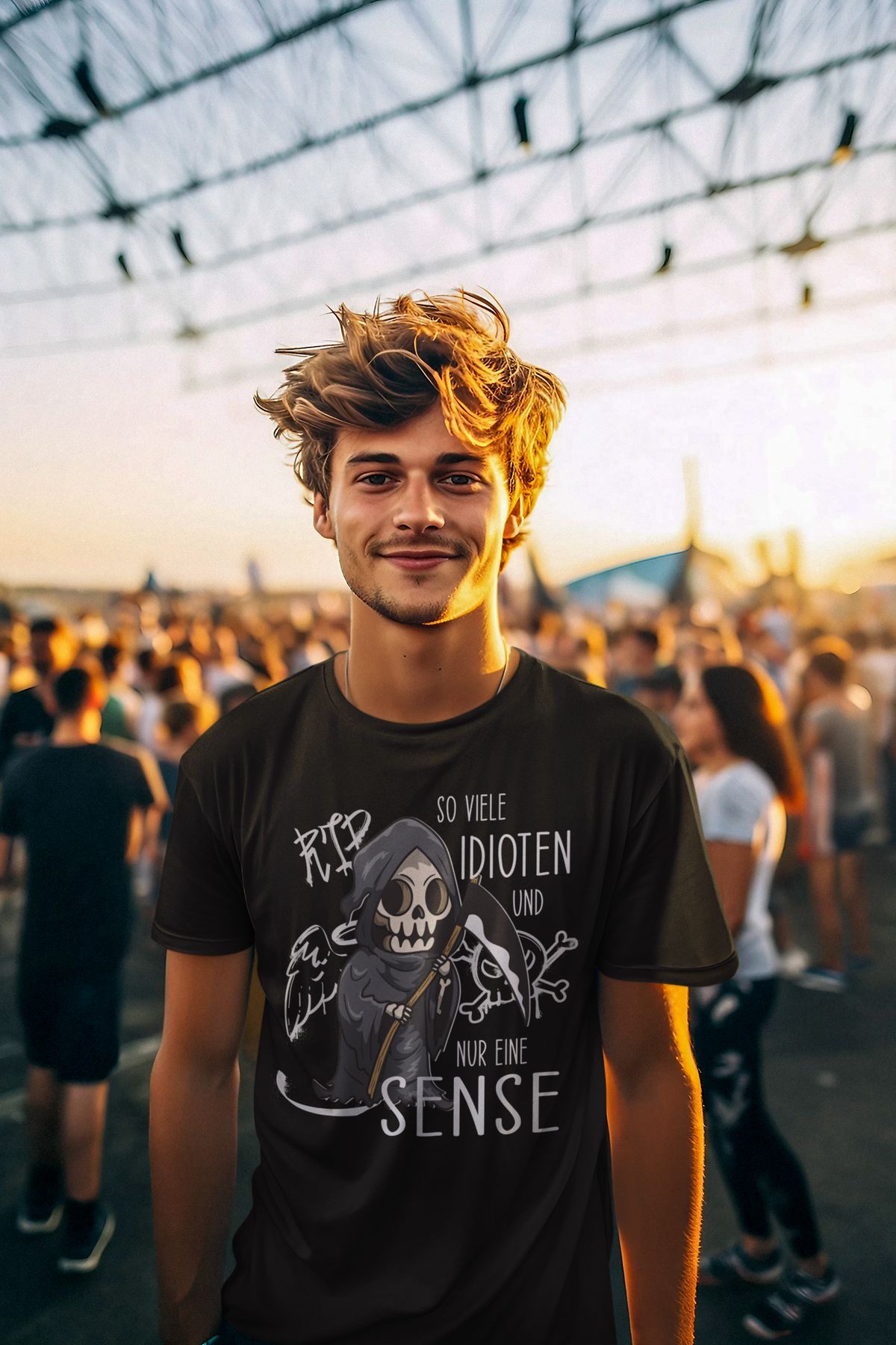 So viele Idioten und nur eine Sense. Reaper - Organic Shirt