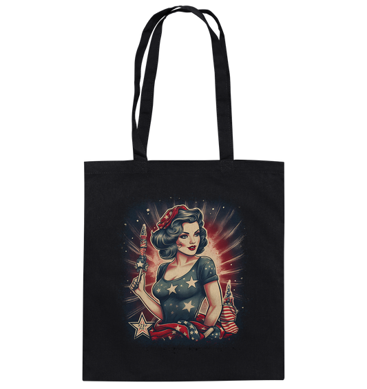 Sparkling Vintage PinUp - Baumwolltasche