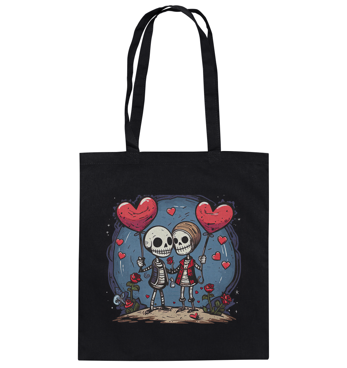 Skully Love - Baumwolltasche