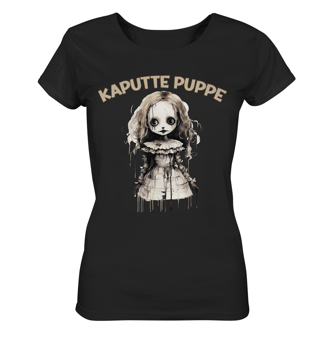 Kaputte Puppe - Gothic Style - Ladies Organic Shirt