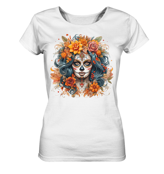 La Catrina orange - Ladies Organic Shirt