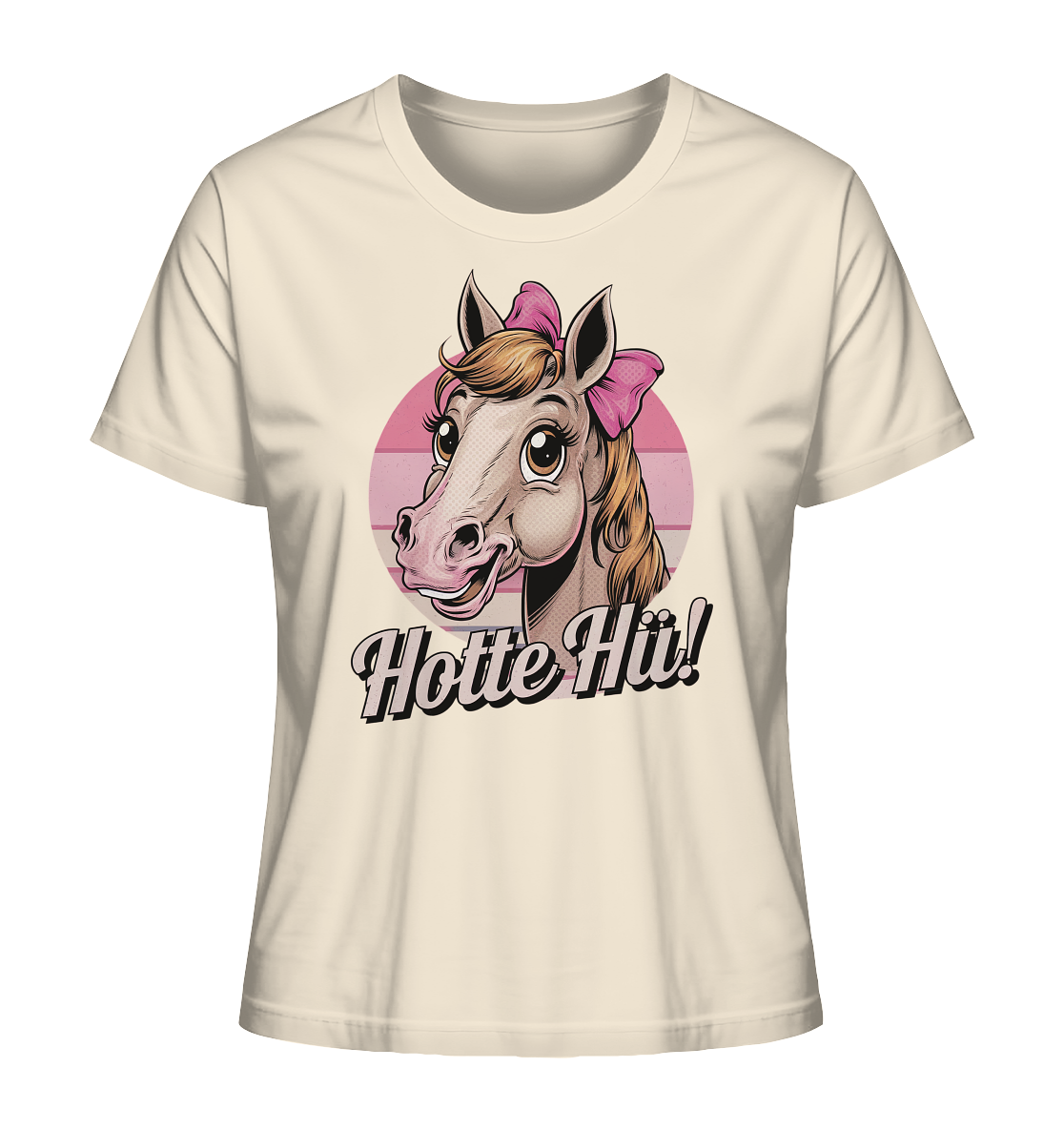 Hotte Hü! Zuckersüßes Pferdeshirt. - Ladies Organic Shirt