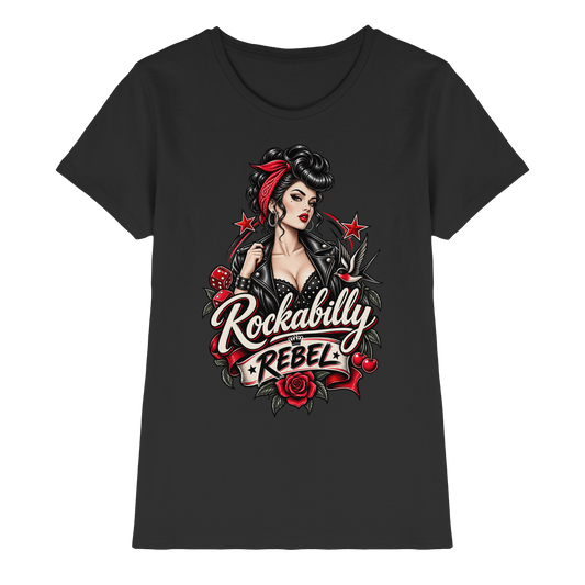 Rockabilly Rebel Rose – Rosen sind rot, Rebellinnen tragen Schwarz
