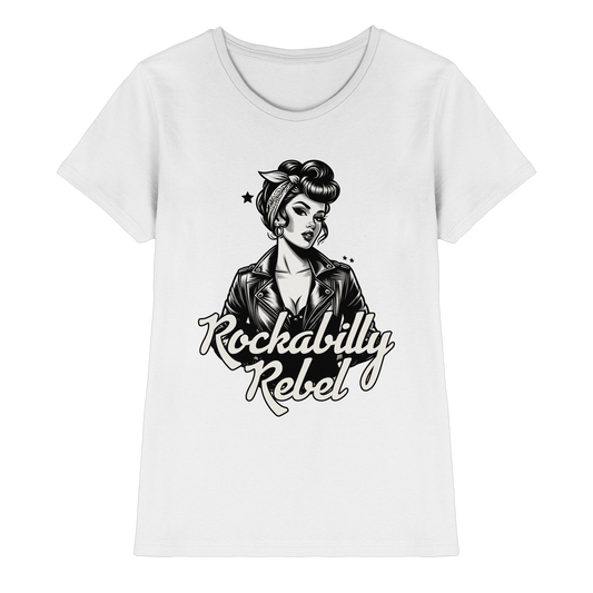 Rockabilly Rebel – Damen T-Shirt für echte Rock’n’Roll Girls