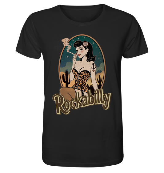 Rockabilly. Pin Up - Retro & Vintage Style - Organic Shirt