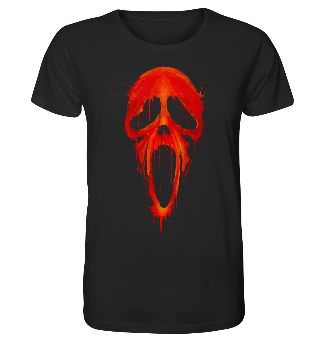 Bloody Screamy Skull  - Organic Shirt