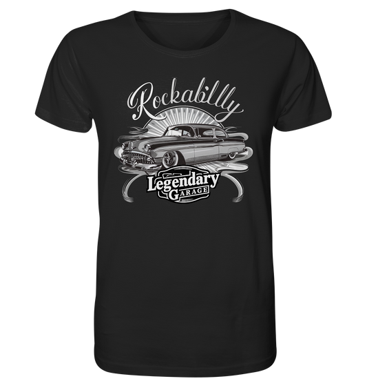 Rockabilly. Legendary Garage Car Vintage - Organic Shirt