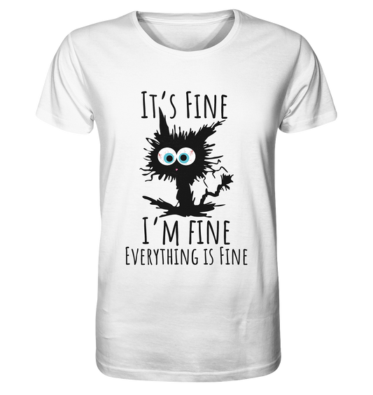 It´s fine schwarz Katze - Organic Shirt