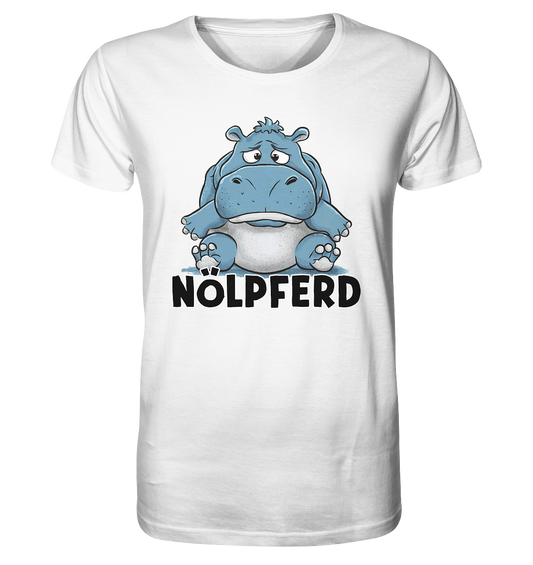 Nölpferd T-Shirt – Lustiges Nilpferd Shirt für Muffel & Morgenmuffel