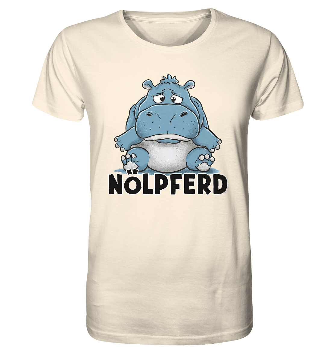 Nölpferd T-Shirt – Lustiges Nilpferd Shirt für Muffel & Morgenmuffel