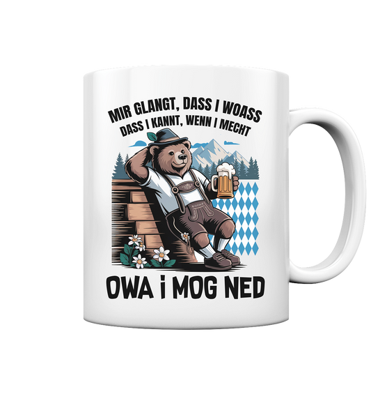 Owa i Mog ned - Tasse glossy