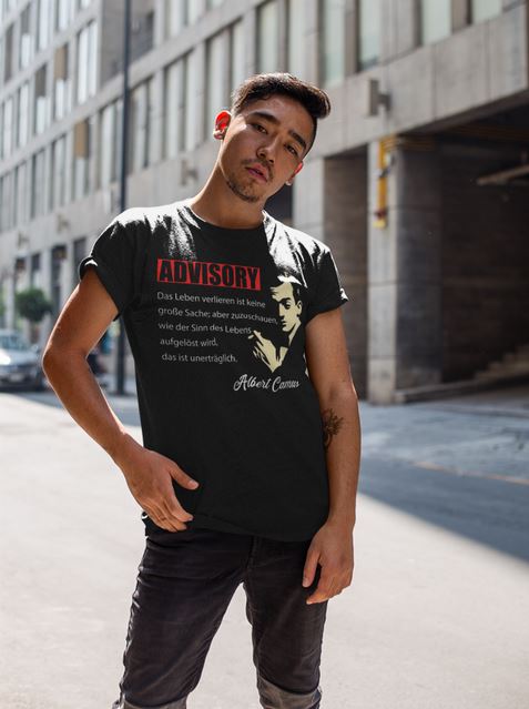 Philo-Shirt - Das Leben verlieren... Albert Camus - Premium T-Shirt