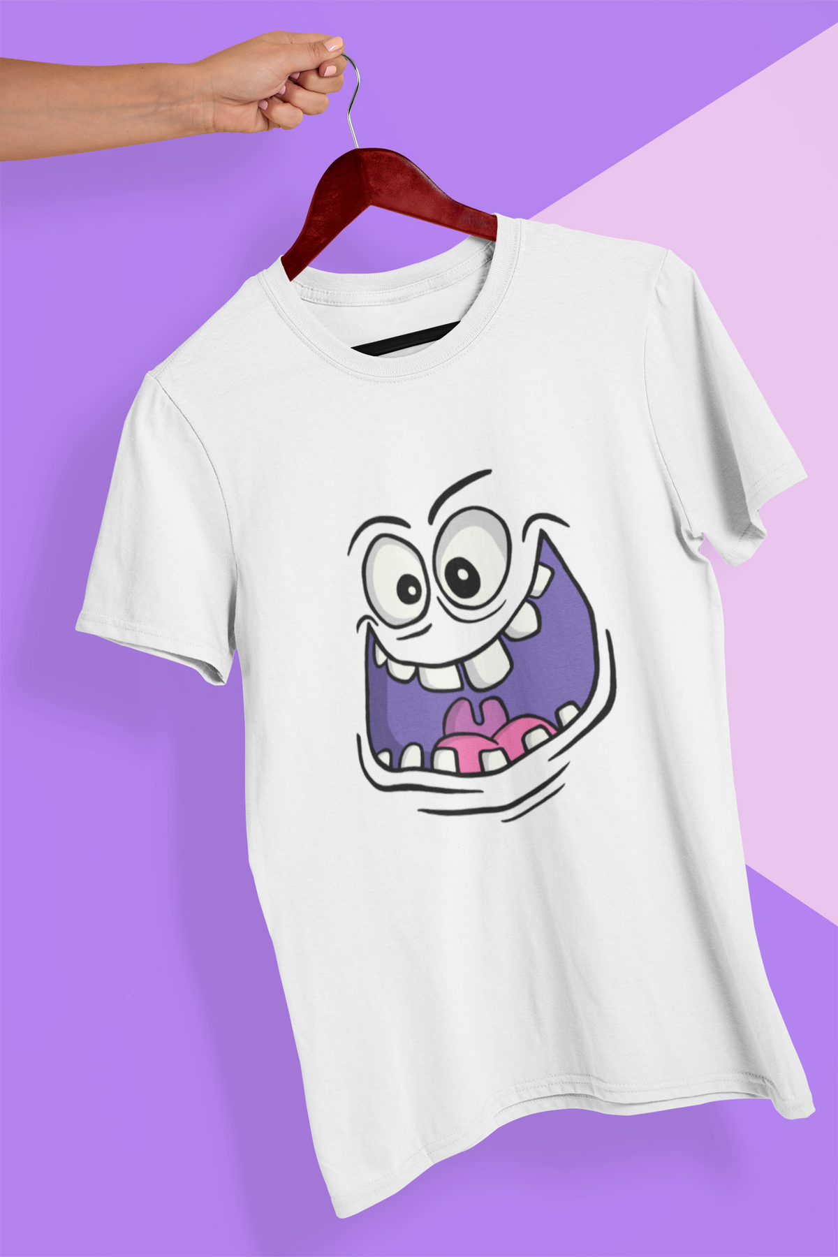 Monster Face. Lustiges Monster - Premium Shirt