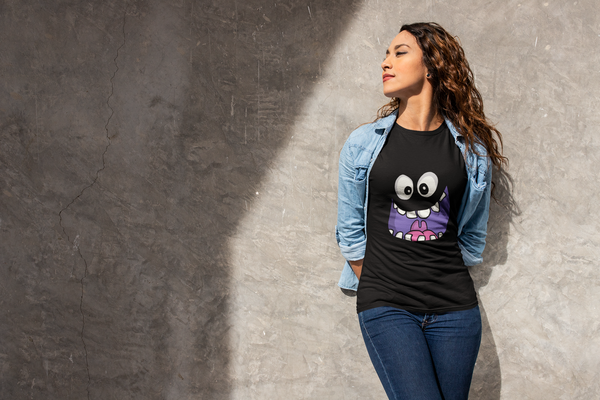 Monster Face. Lustiges Monster - Premium Shirt