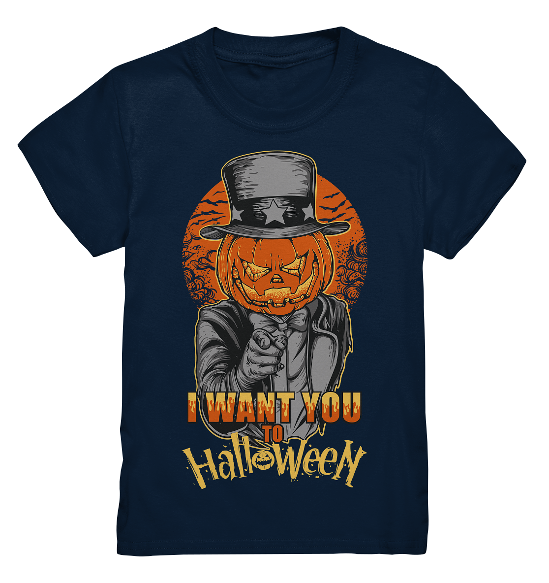 I want you to Halloween. Kürbiskopf - Kids Premium T-Shirt