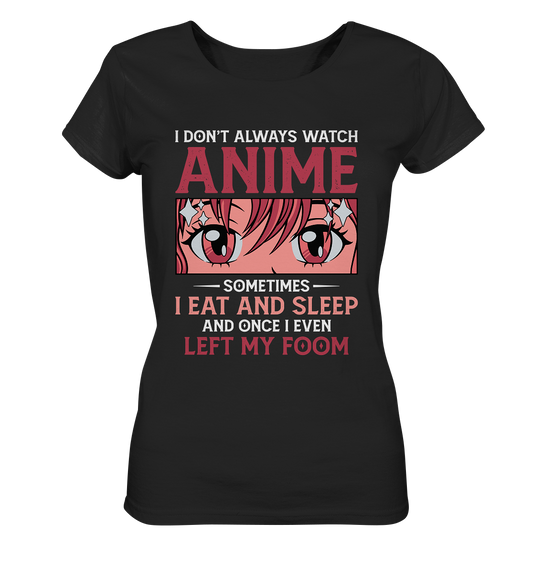 Watch Anime. Manga - Ladies Organic Shirt