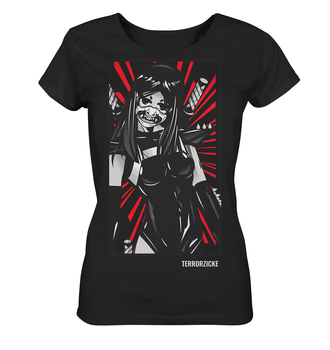 TerrorZicke Anime Samurai - Ladies Organic Shirt
