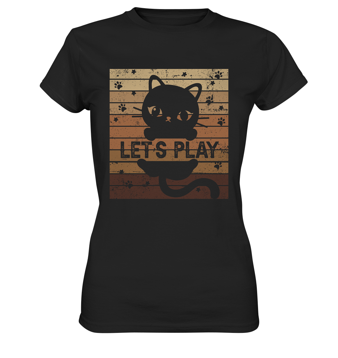 Let´s play. Katze - Ladies Premium Shirt