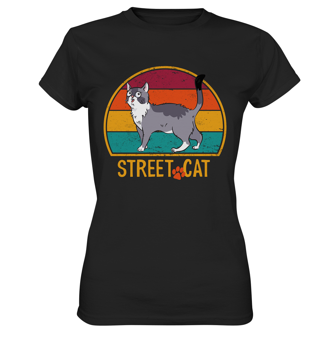 Street Cat - Ladies Premium Shirt