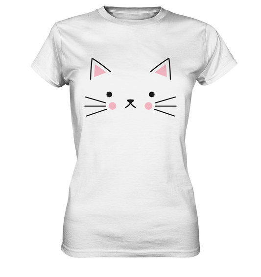 Cat Face. Süße Katze - Ladies Premium Shirt