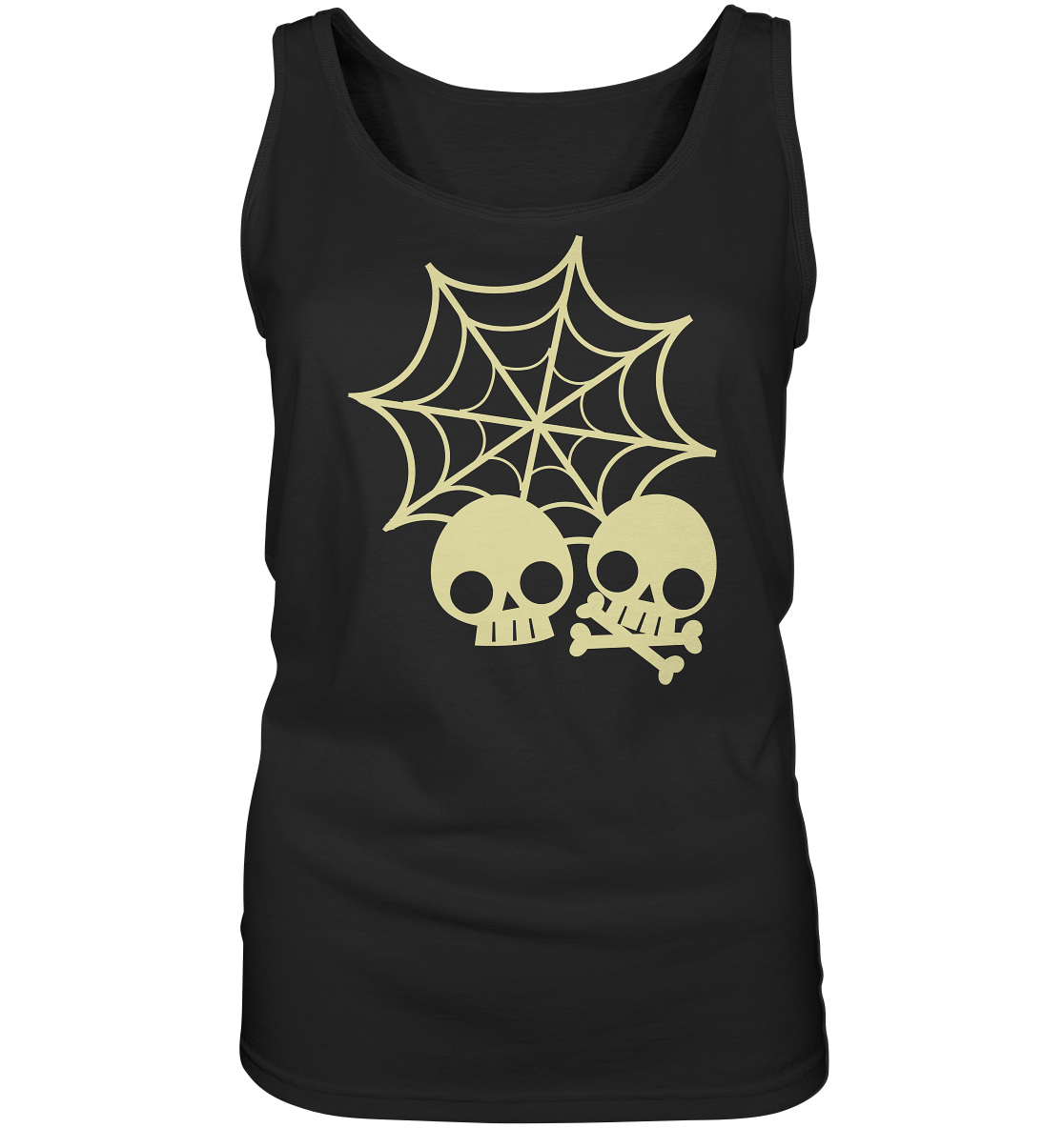 Skullys & Spiderweb Gothic - Ladies Tank Top