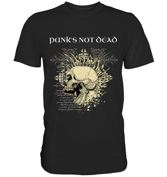 Punk´s not dead. Skull - Premium Shirt