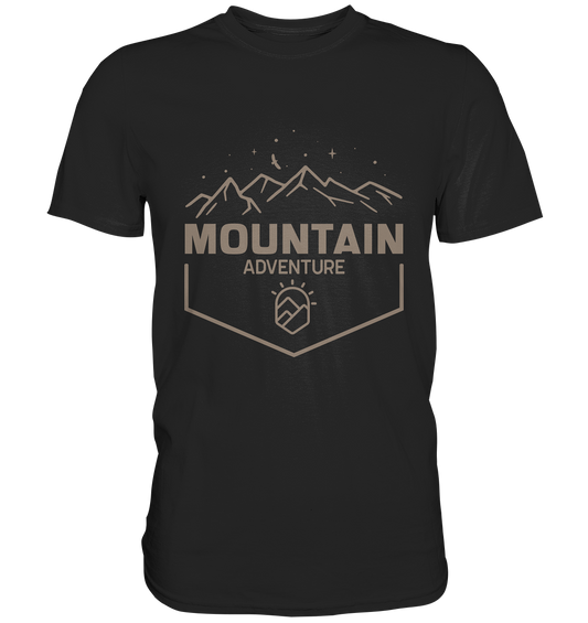 Mountain Adventure. Wandern Outdoor Berge Camping - Premium Shirt