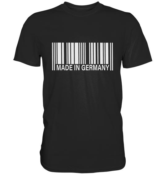 Made in Germany. Strichcode - Heimatliebe Premium Shirt