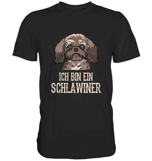 Ich bin ein Schlawiner. Bolonka süßer, frecher Hund - Premium Shirt