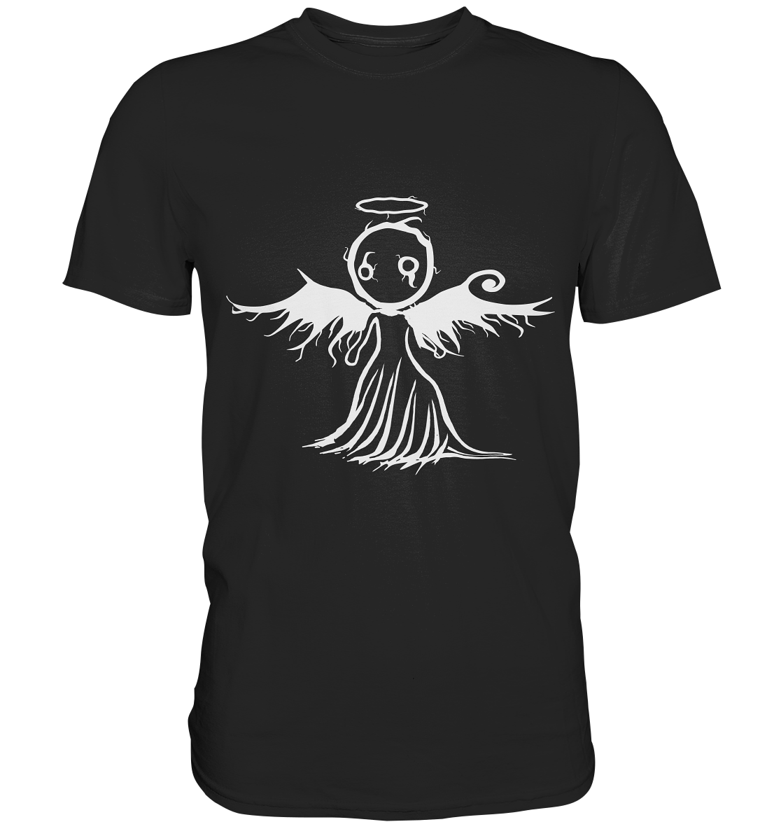 Weinender Gothic Engel - Premium Shirt
