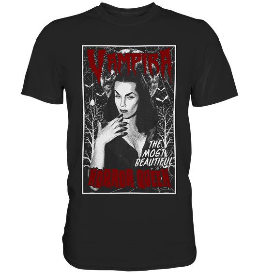 Vampiria. Horror Queen. Gothic Art - Premium Shirt