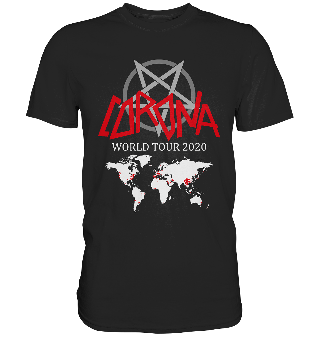 Corona World Tour 2020. Virus - Premium Shirt