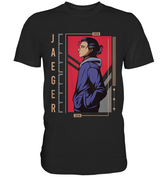 Jaeger Eren. Japanese Anime - Premium Shirt