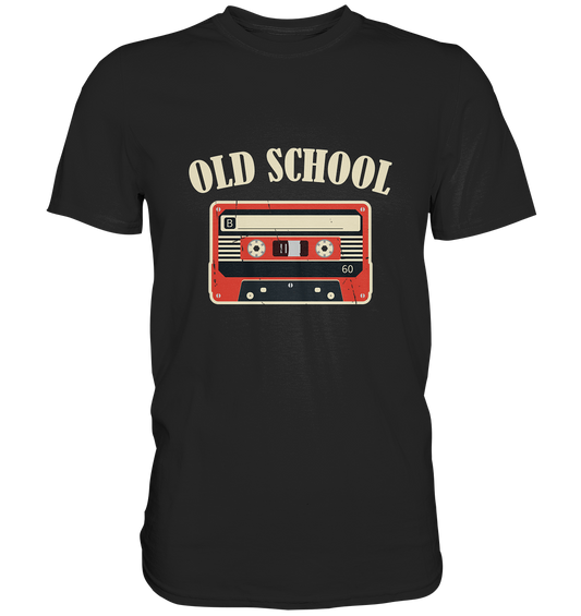 Old School. Kassette Retro Vintage - Premium Shirt