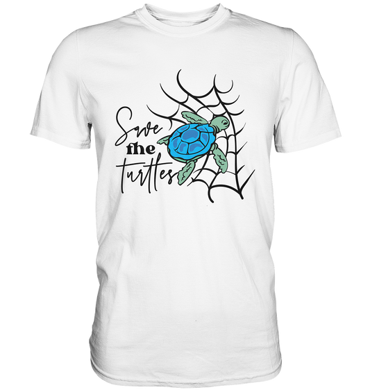 Save the Turtles. Schildkröten schützen - Premium Shirt