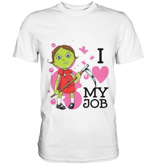 I love my job. Halloween - Unisex Premium Shirt