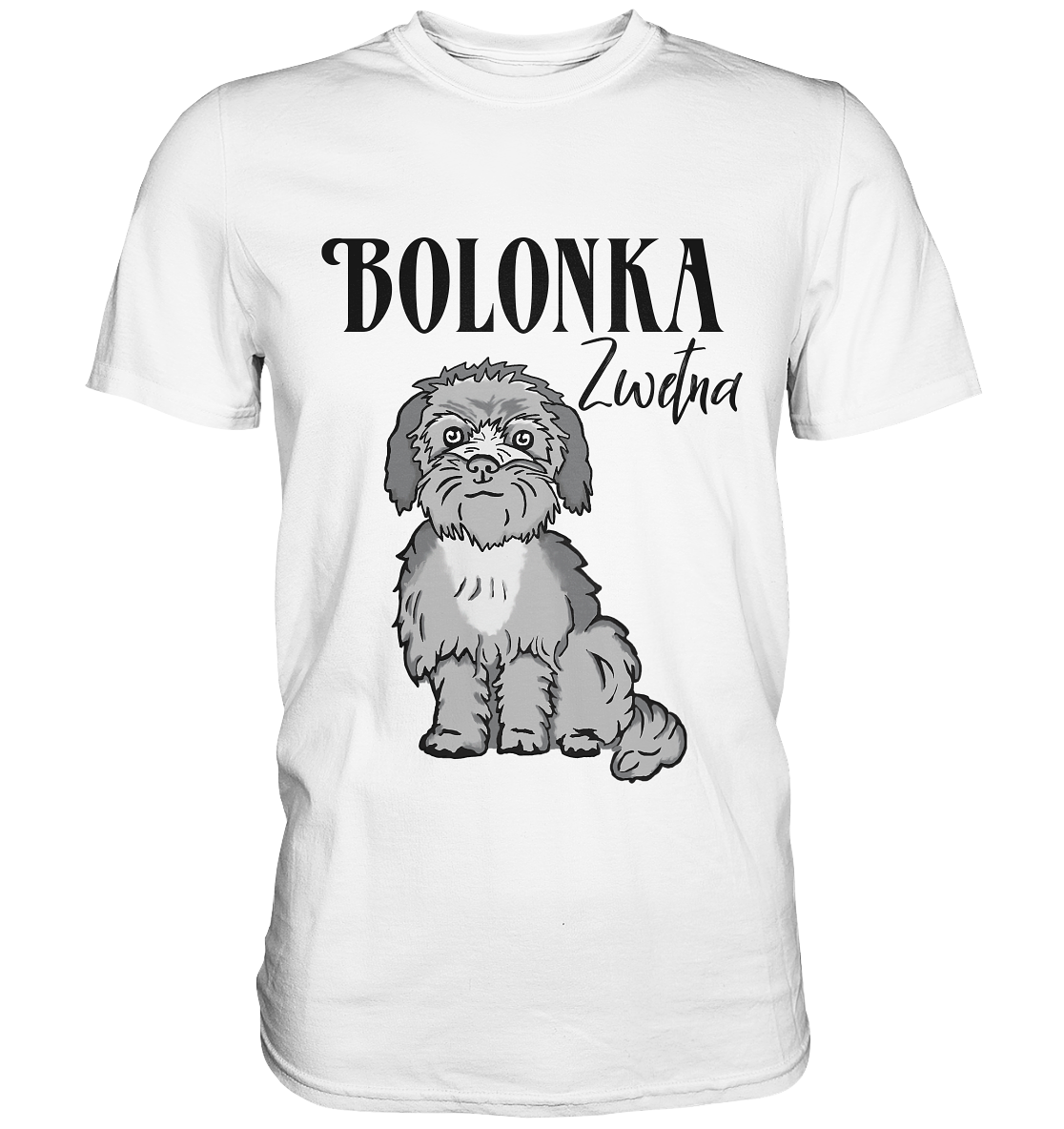 Shirt mit Bolonka Zwetna Motiv