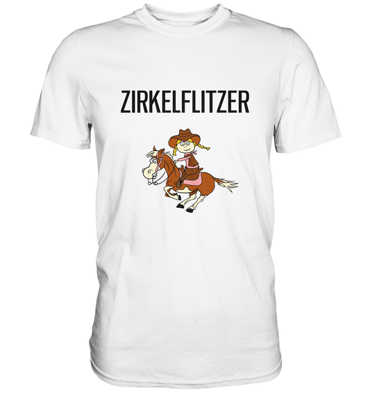 Zirkelflitzer Westernreiten Reining Western - Unisex Premium Shirt