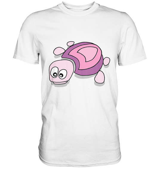 Weißes Shirt mit rosa Schildkröten Motiv