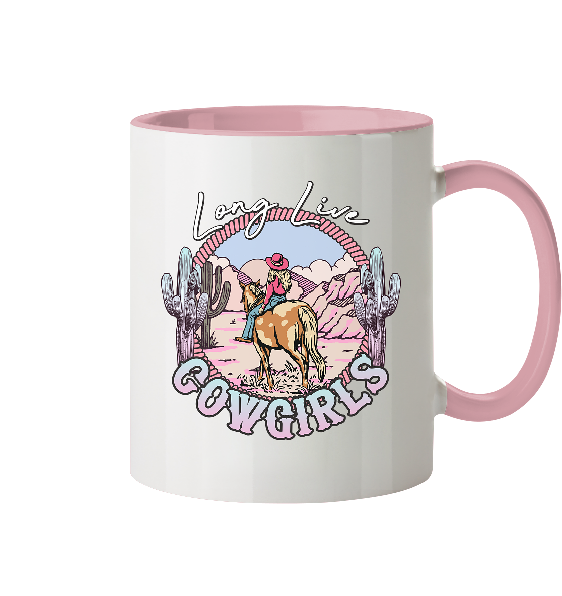 Long Live Cowgirl - Tasse zweifarbig